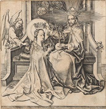 MARTIN SCHONGAUER The Coronation of the Virgin.                                                                                                  